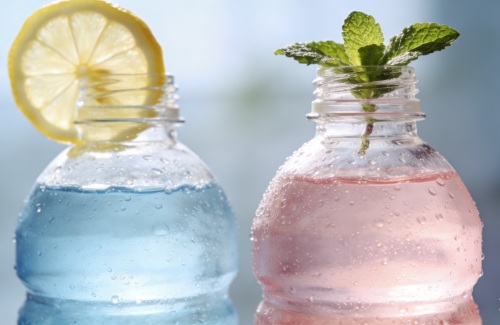 flavored water beverages